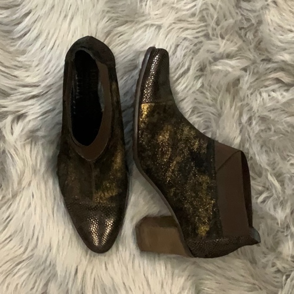 Leather booties made in France slip-on comfort 8